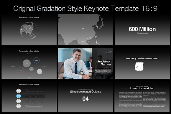Apple Keynote Template in Keynote Templates - product preview 6