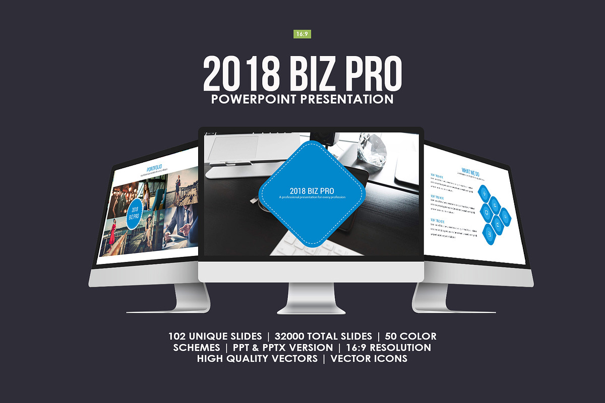 2018 Biz Pro Powerpoint Template in PowerPoint Templates - product preview 8