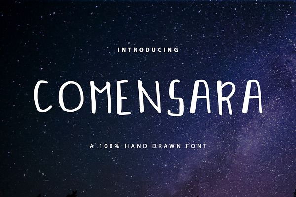 Comensara Font For Book and Poem