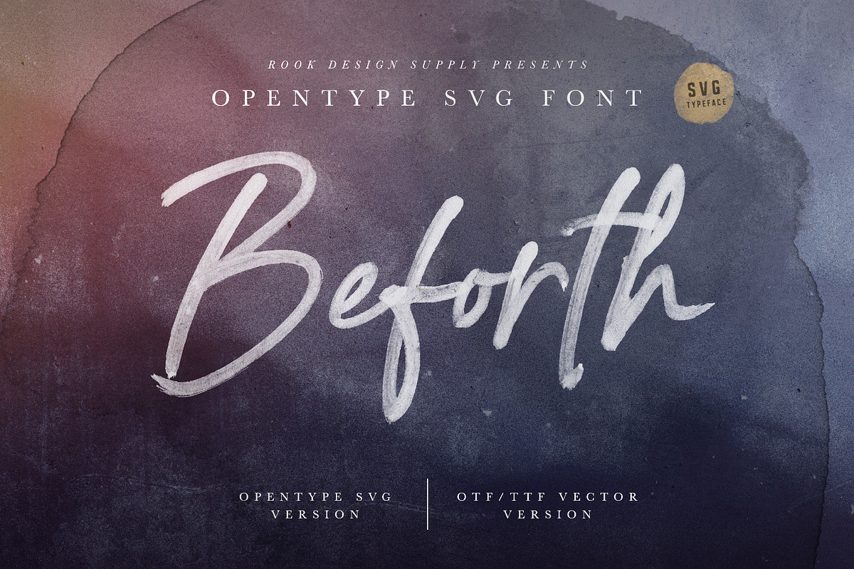Beforth - OpenType SVG Font in Colorful Fonts - product preview 8
