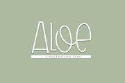 Aloe - A Handwritten Font