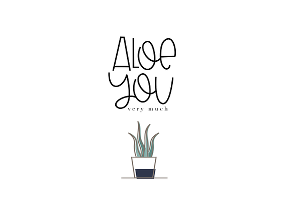 Aloe - A Handwritten Font in Display Fonts - product preview 2