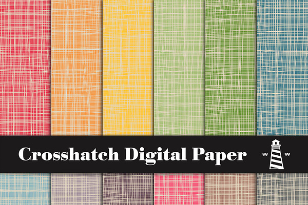 Colorful Crosshatch Backgrounds