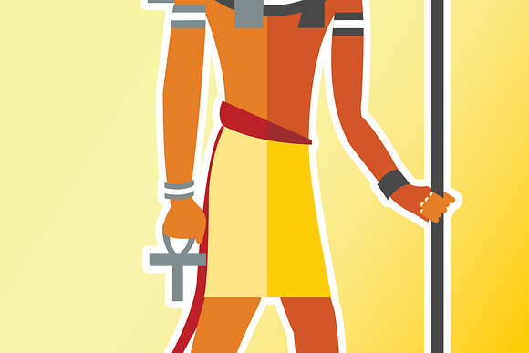 Egyptian figures in Illustrations - product preview 5