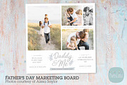IF027 Father's Day Marketing Board