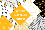 Abstract hand drawn patterns