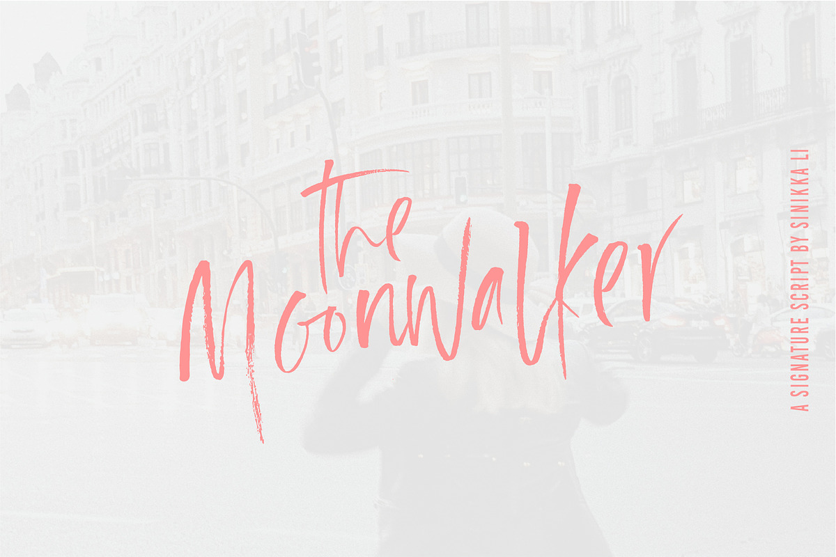 The Moonwalker | A Signature Script in Script Fonts - product preview 8