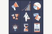 Set of Business Icons