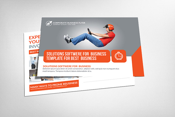 5 Human Resource Management Flyers in Card Templates - product preview 4