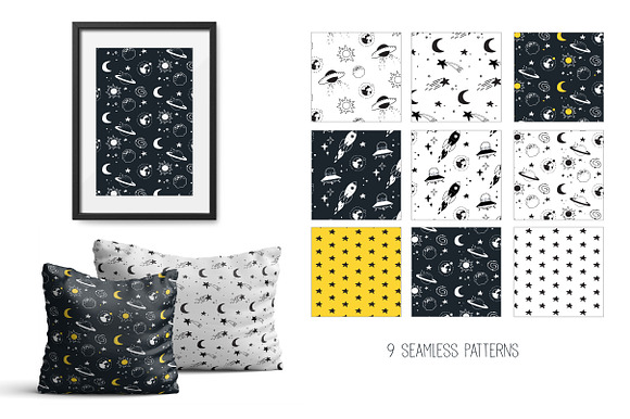 Cute Space animals characters set in Illustrations - product preview 4