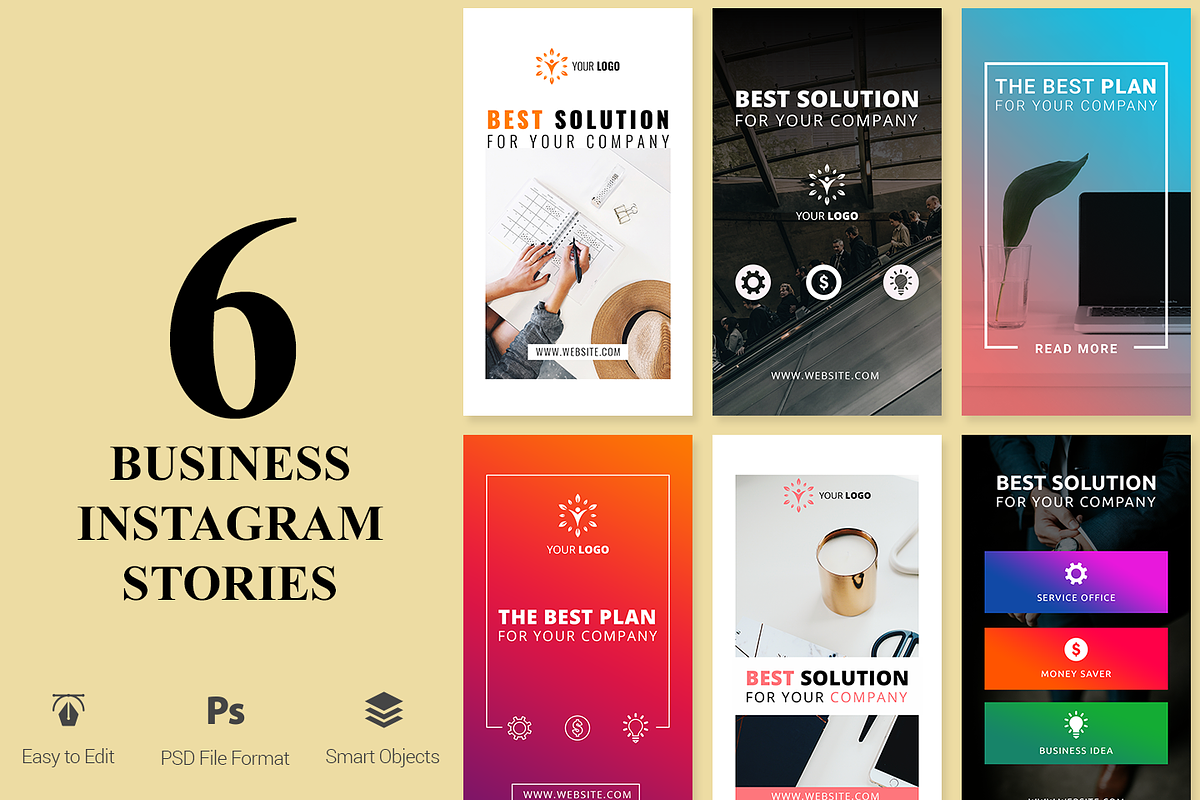 Business Instagram Stories in Instagram Templates - product preview 8