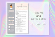 Creative resume and cover letter