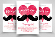 Super Daddy Father's Day Flyer Temp