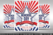 Memorial Day Flyer And Poster