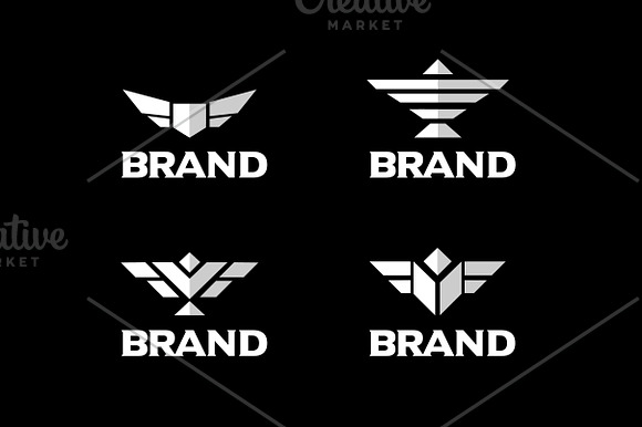 Bird Logo Bundle - Vector & Mock-Up in Logo Templates - product preview 1