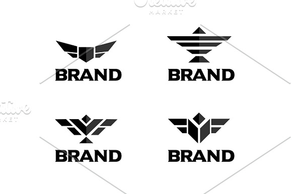 Bird Logo Bundle - Vector & Mock-Up in Logo Templates - product preview 2