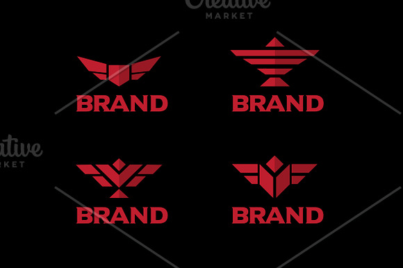 Bird Logo Bundle - Vector & Mock-Up in Logo Templates - product preview 3