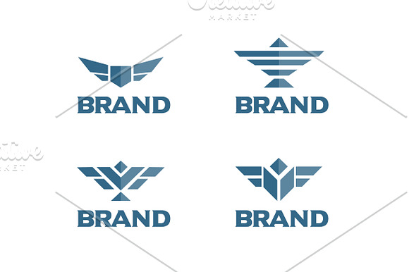 Bird Logo Bundle - Vector & Mock-Up in Logo Templates - product preview 4
