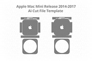 Apple Mac Mini Vinyl Skin Vector Cut