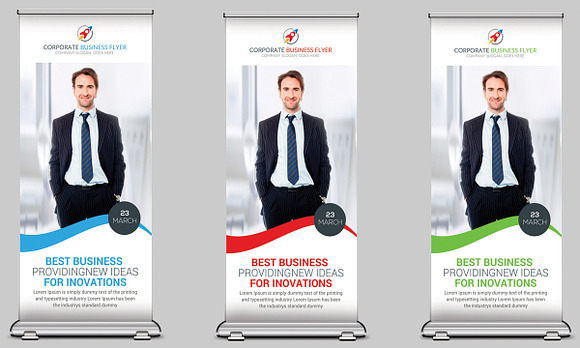 5 Conference Roll-Up Banners Bundle in Templates - product preview 3