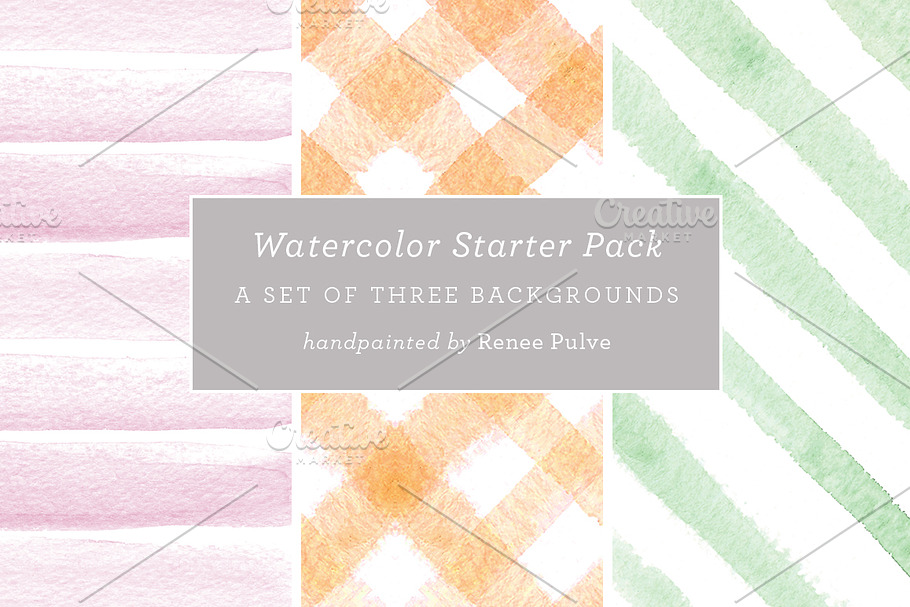 Watercolor Starter Pack in Patterns - product preview 8
