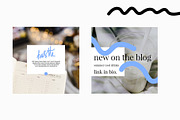 Instagram Pastel Blue Pack 