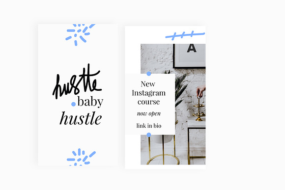 Instagram Pastel Blue Pack  in Instagram Templates - product preview 5