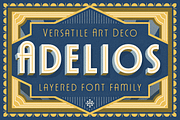 Adelios Layered Font
