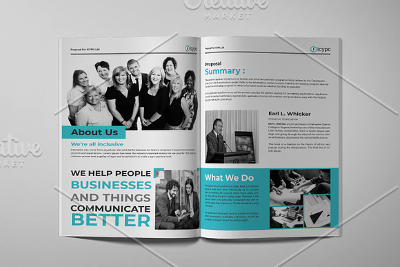 Proposal Template in Brochure Templates - product preview 4