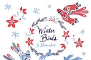 Winter Birds - Clip Art Set