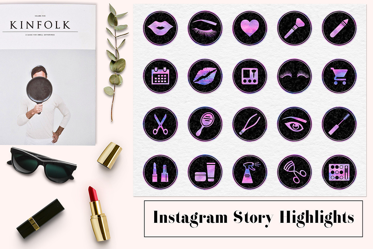 Instagram Story Highlight Icons in Social Media Templates - product preview 8