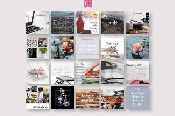 Journal Social Media template pack in Social Media Templates - product preview 2