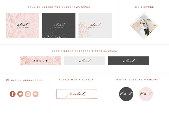 Logo, Brand, Blog & Web Kit in Logo Templates - product preview 2
