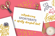 SportsBats - A Sporty Dingbat Font
