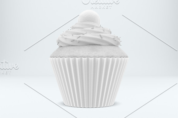 Cupcake mockup. Product place. in Product Mockups - product preview 4