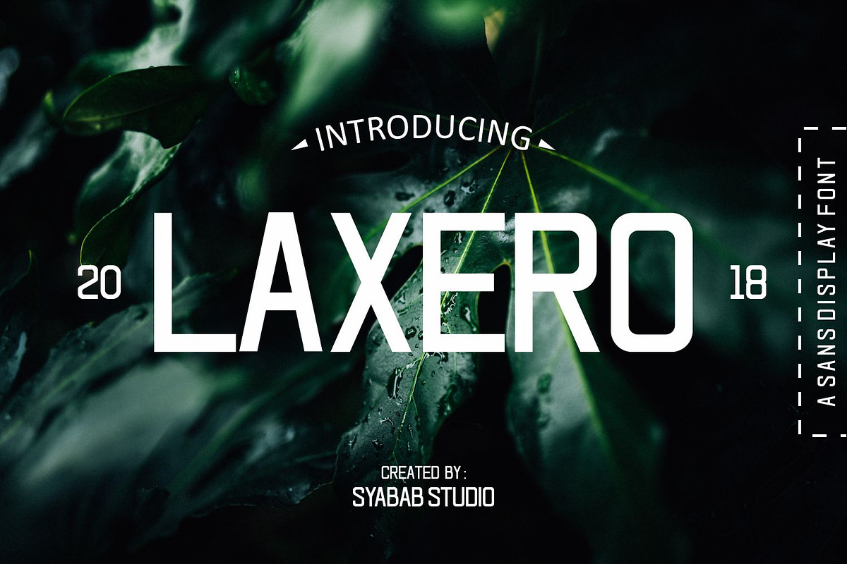 Laxero Font in Display Fonts - product preview 8