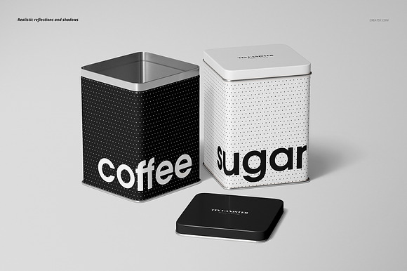 Tin Canister Mockup Set in Product Mockups - product preview 5
