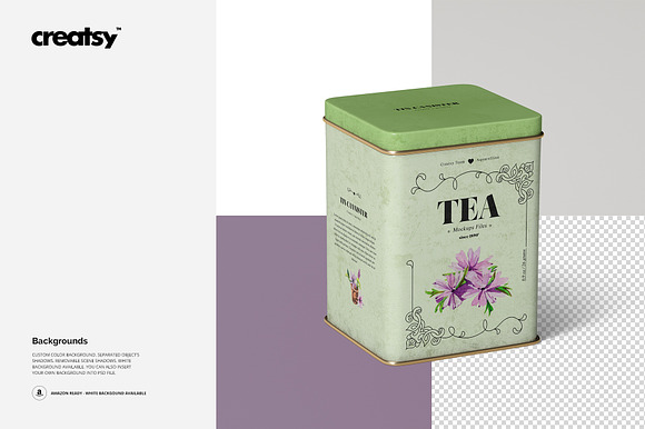 Tin Canister Mockup Set in Product Mockups - product preview 14