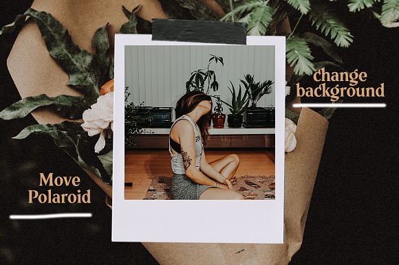 Vintage Photo Frame Mockup in Instagram Templates - product preview 1