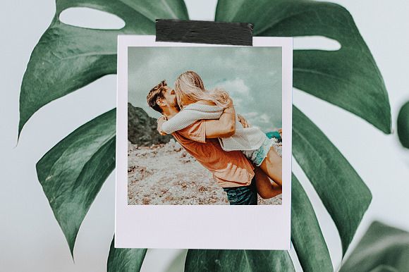Vintage Photo Frame Mockup in Instagram Templates - product preview 2