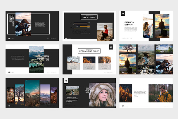 Geneva Travel Powerpoint Template  in PowerPoint Templates - product preview 1