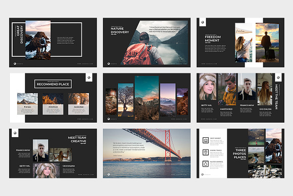 Geneva Travel Powerpoint Template  in PowerPoint Templates - product preview 6