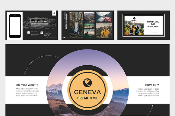 Geneva Travel Powerpoint Template  in PowerPoint Templates - product preview 8
