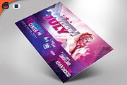 Fourth of July Party Flyer Template