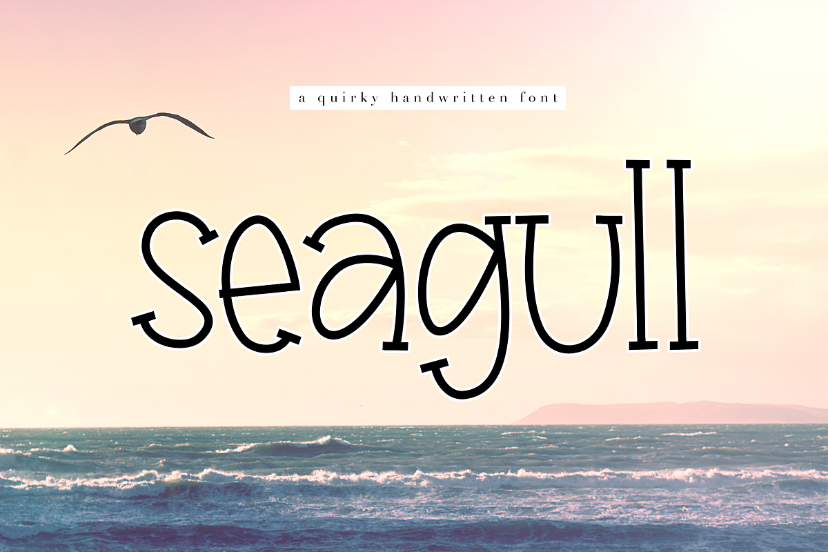 Seagull - A Handwritten Font in Display Fonts - product preview 8