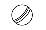 Web line icon. Ball, children's ball