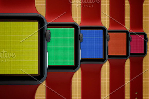 Apple Watch Mockup V.2 in Mobile & Web Mockups - product preview 8