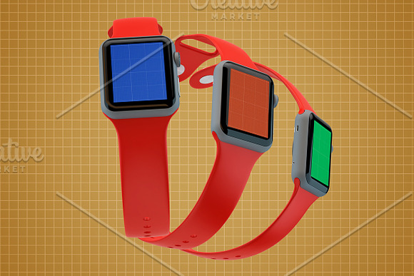 Apple Watch Mockup V.2 in Mobile & Web Mockups - product preview 10
