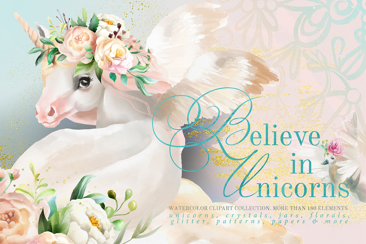 Believe In Unicorns in Illustrations - product preview 8