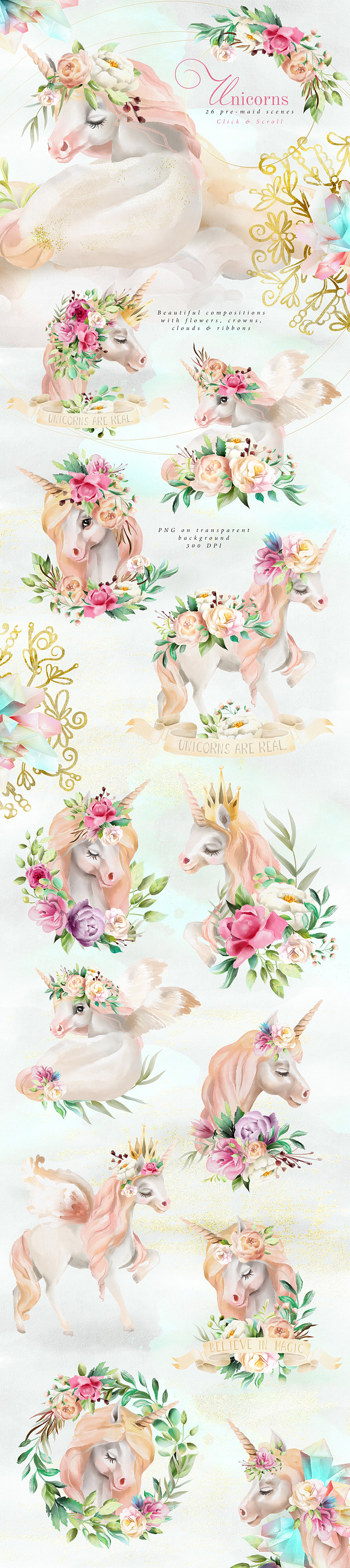 Believe In Unicorns in Illustrations - product preview 1